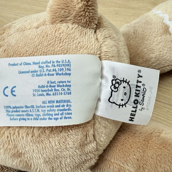 Hello Kitty Gingerbread Build a Bear Christmas Limited Edition 2012 NO BOW 18" - Picture 8 of 12